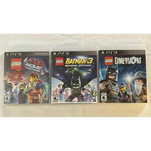 PlayStation 3 Bundle of Three LEGO Games Batman‎ 3 Lego Movie Dimensions